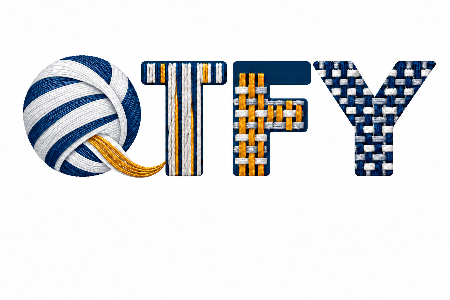 QTFY yarn and weaving logo